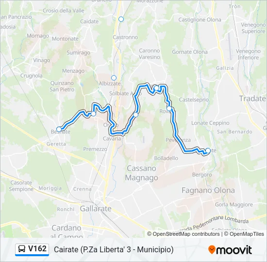 V162  Line Map
