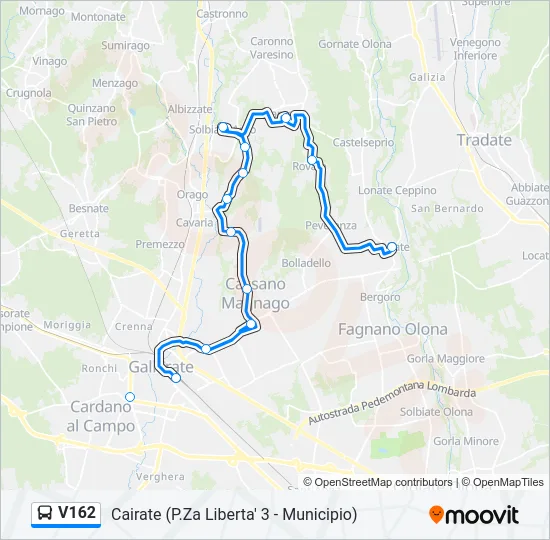 V162  Line Map