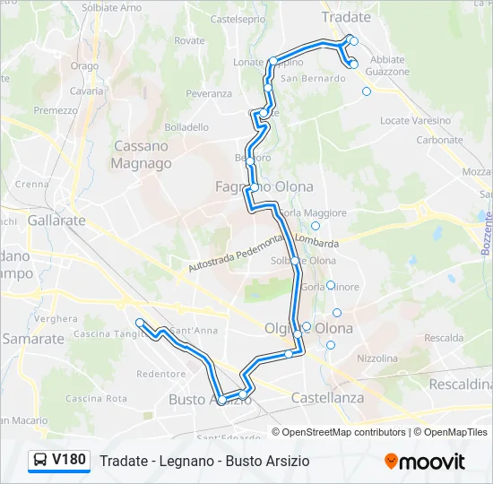 V180  Line Map