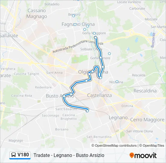 V180  Line Map