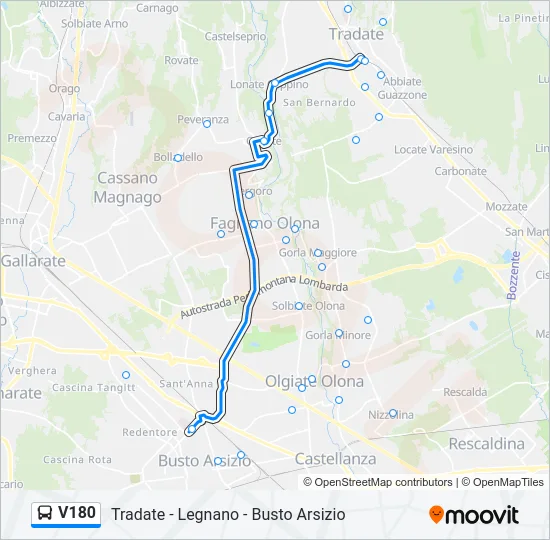 V180  Line Map