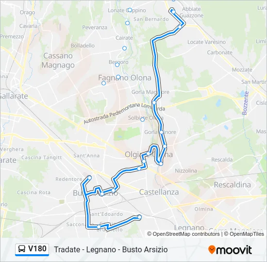 V180  Line Map