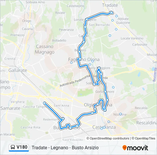 V180  Line Map