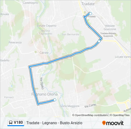 V180  Line Map