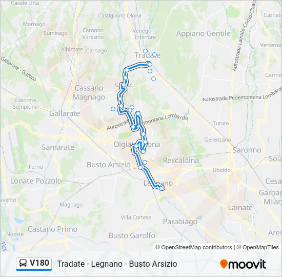 V180  Line Map