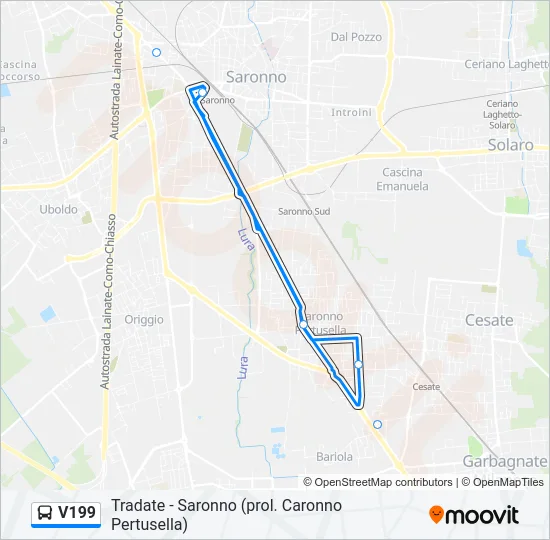 V199  Line Map
