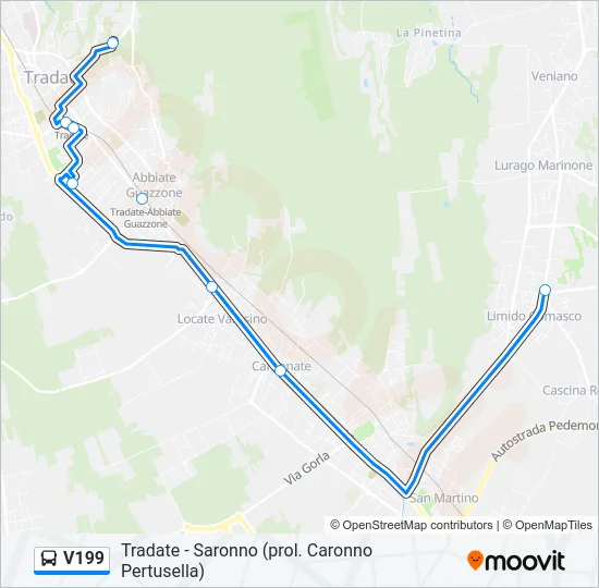 V199  Line Map