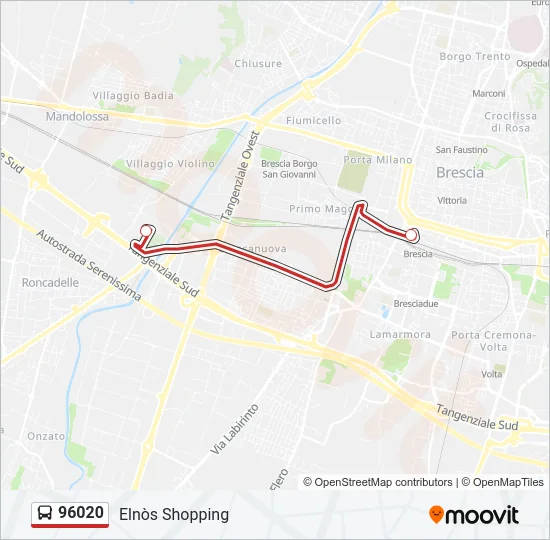 96020 Bus Line Map