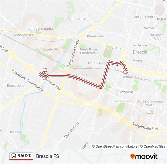 96020 Bus Line Map