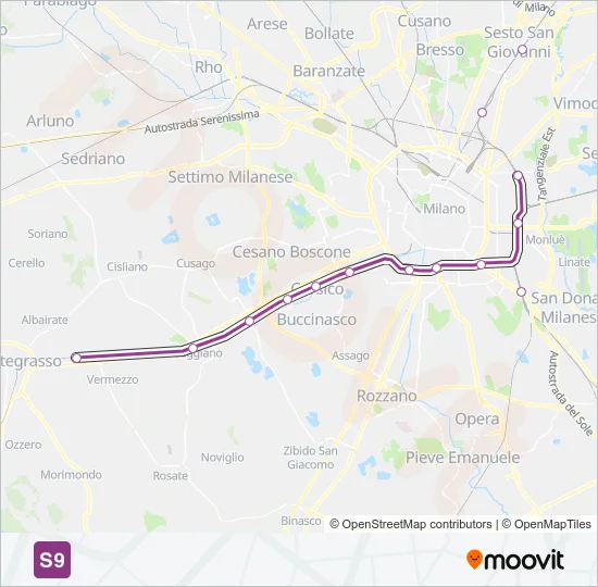 S9  Line Map
