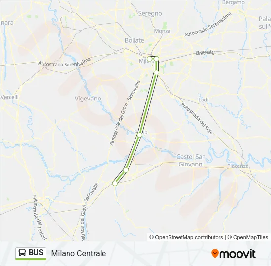 BUS Line Map