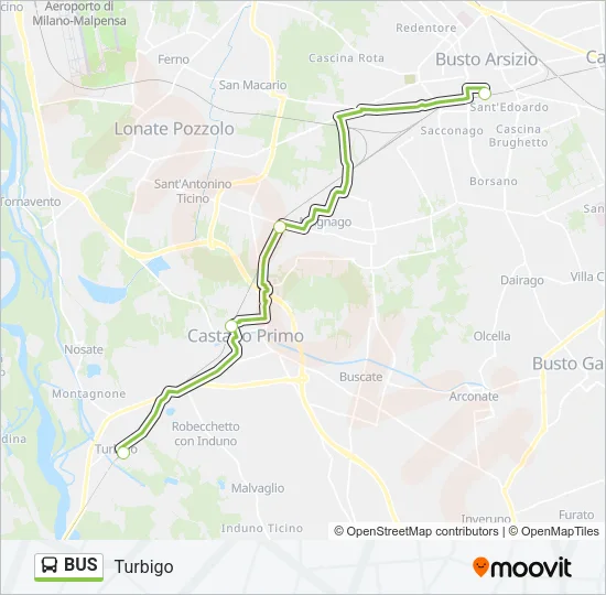 BUS Line Map
