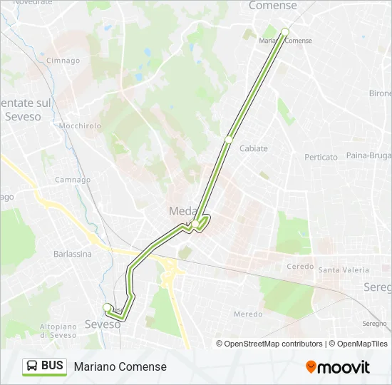 BUS Line Map