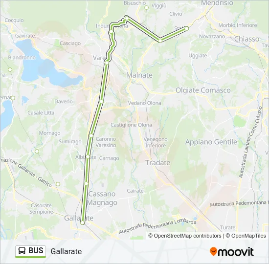 BUS Line Map