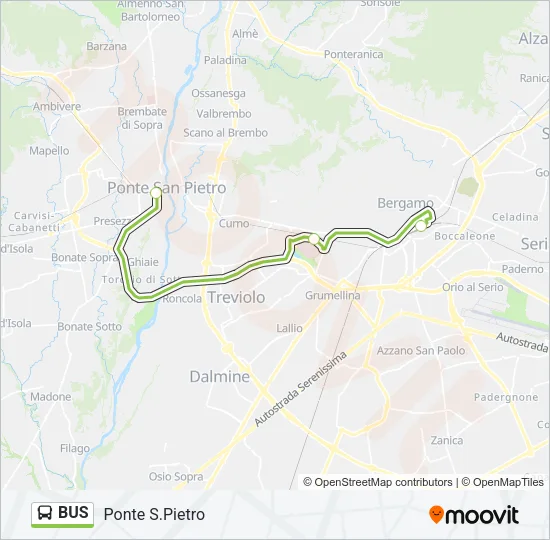 BUS Line Map