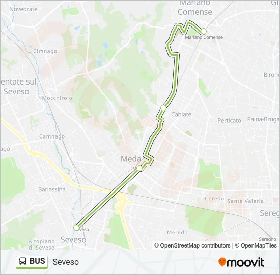 BUS Line Map