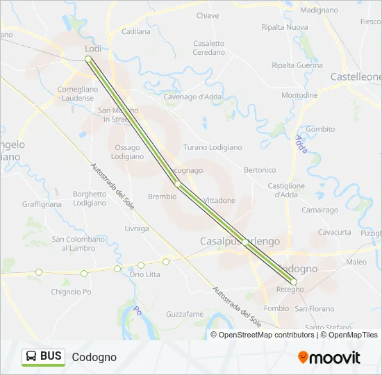 BUS Line Map