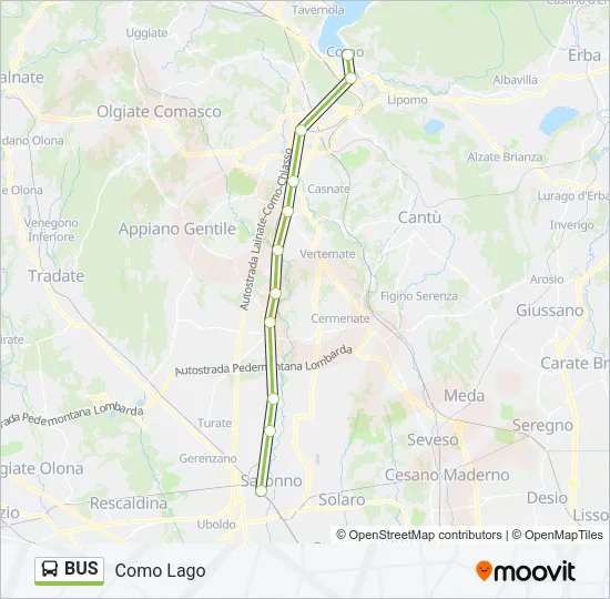 BUS Line Map