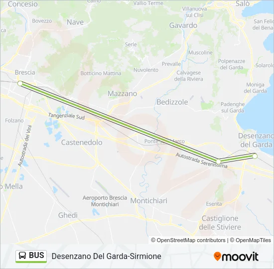BUS Line Map