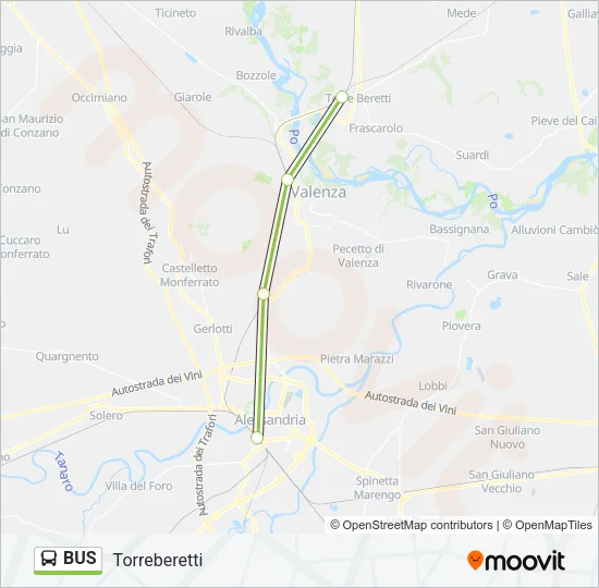 BUS Line Map