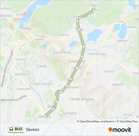 BUS Line Map