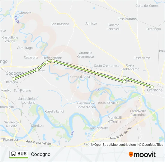 BUS Line Map