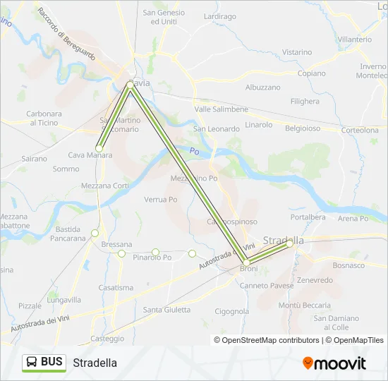 BUS Line Map