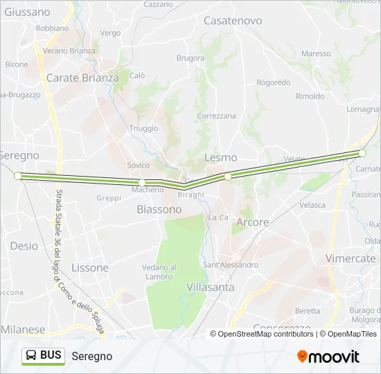 BUS Line Map