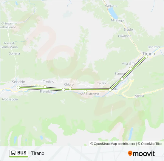 BUS Line Map