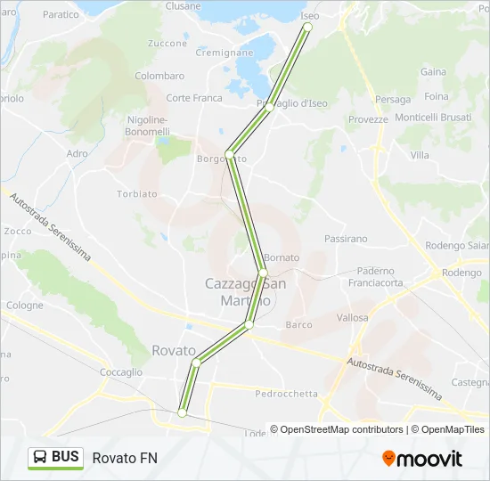 BUS Line Map
