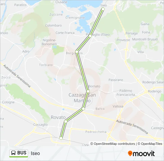 BUS Line Map