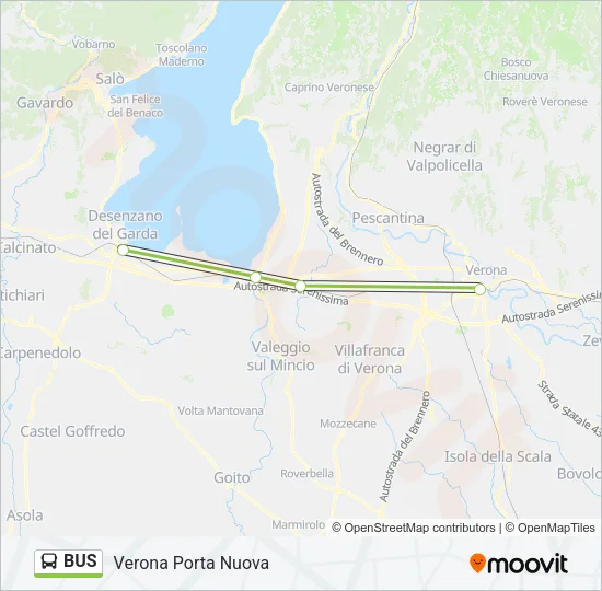 BUS Line Map