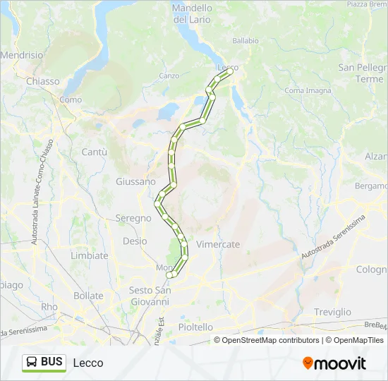 BUS Line Map