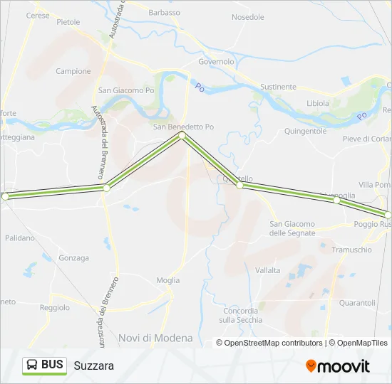 BUS Line Map