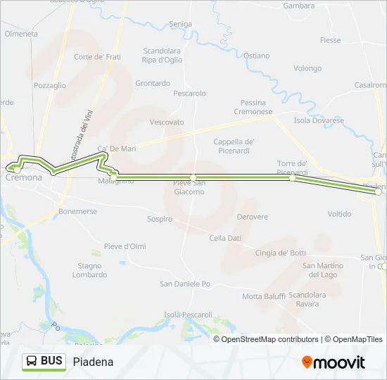 BUS Line Map