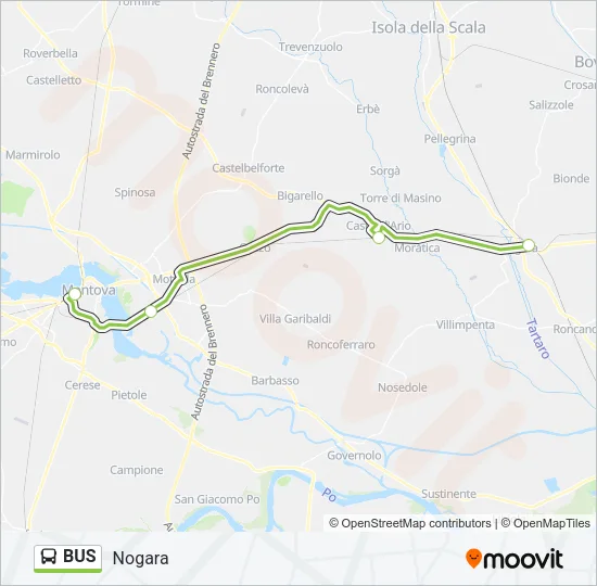 BUS Line Map