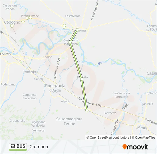 BUS Line Map