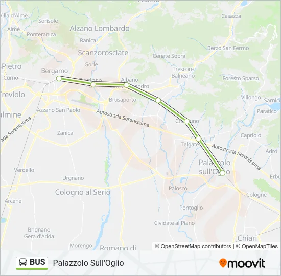 BUS Line Map