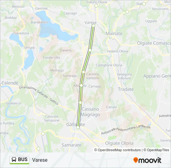 BUS Line Map