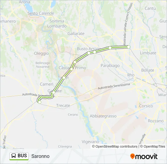 BUS Line Map