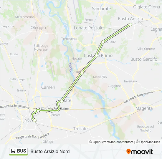 BUS Line Map