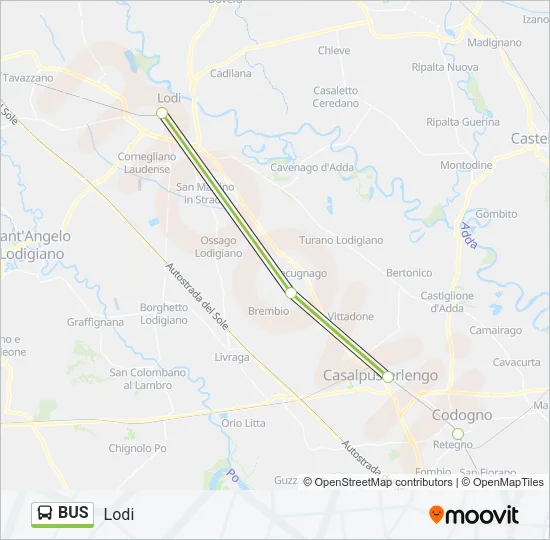 BUS Line Map
