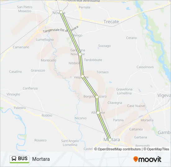 BUS Line Map