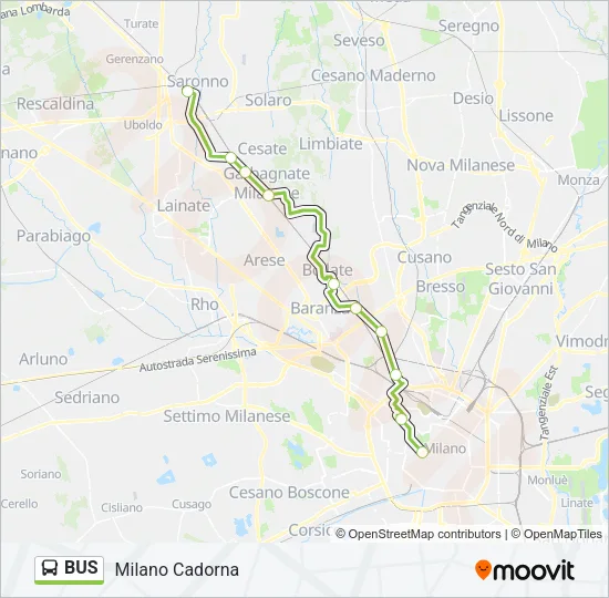 BUS Line Map
