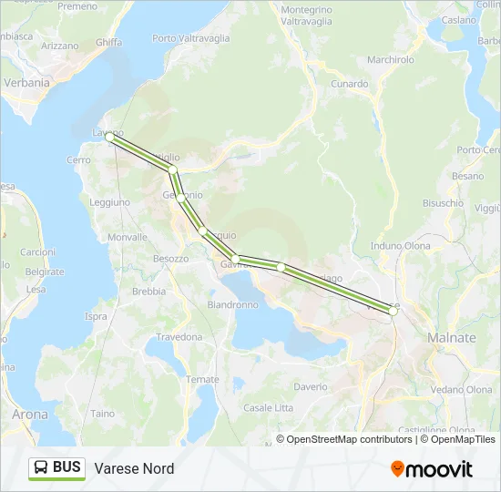 BUS Line Map