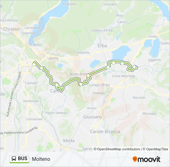 BUS Line Map