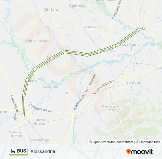 BUS Line Map