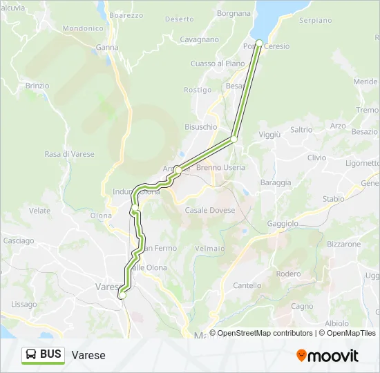 BUS Line Map