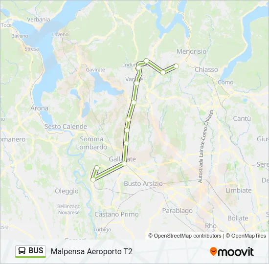 BUS Line Map
