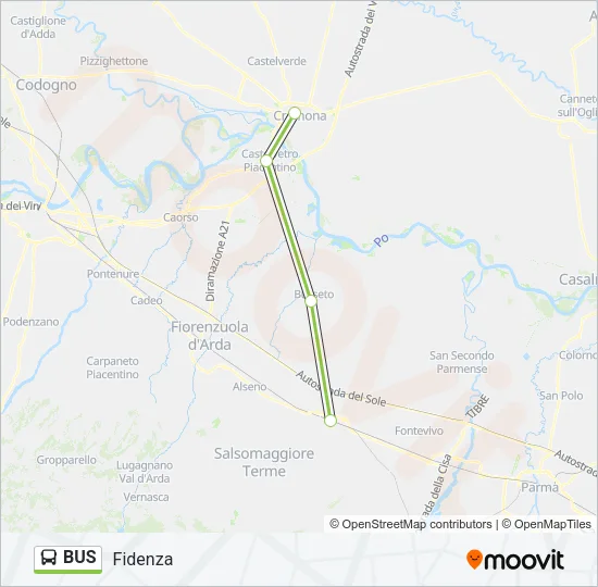 BUS Line Map
